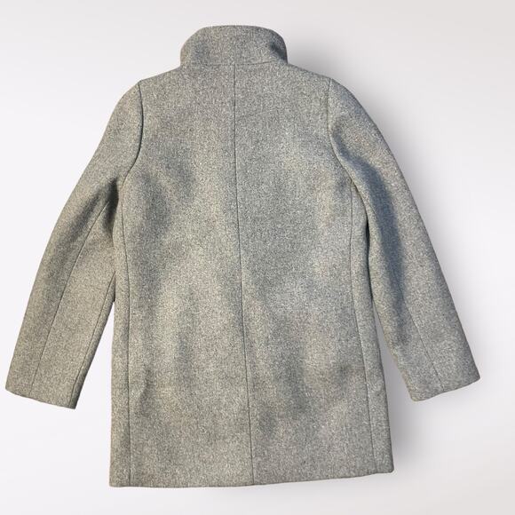 J.Crew‎ Mercantile Gray Wool City Coat NWT Size 2 - Picture 4 of 13